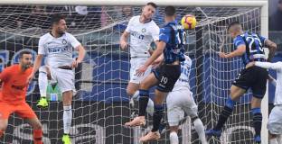 Аталанта прекъсна добрата серия на Интер (видео)