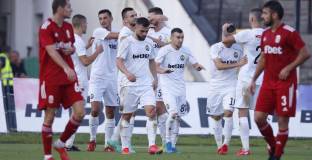 Славия излезе начело след победа в последните секунди над ЦСКА 1948 (видео)