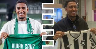 Руан Круз позира с фланелката на Ботафого