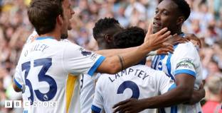 Уулвърхемптън - Брайтън 0:2 