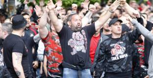 Фенове на ЦСКА-София с акция 