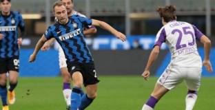 Луд мач, седем гола и победа за Интер срещу Фиорентина
