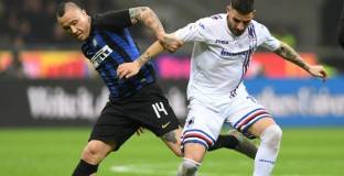 Интер се справи със Сампдория в страхотен спектакъл (видео)