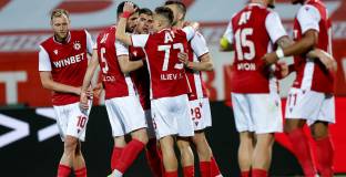 ЦСКА вкара само 5 гола на Спартак Варна