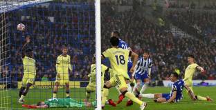 Брайтън и Арсенал без голове (видео)