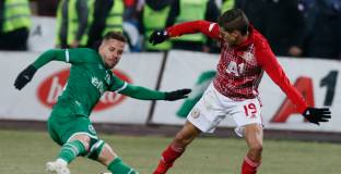 ЦСКА и Лудогорец не се победиха в нервен мач (видео)