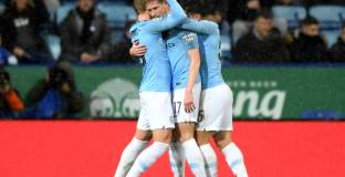 Манчестър Сити с четвърта поредна победа във ВЛ (видео)