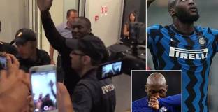   Лукаку пристигна в Италия 