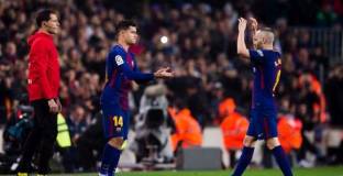 Коутиньо дебютира, Барса продължава напред за Купата