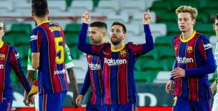 Барса се поздрави с победа в страхотен мач срещу Бетис (видео)