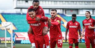 ЦСКА уреди контрола по време на паузата