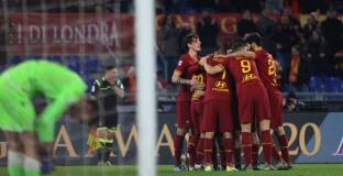 Рома проспа едно полувреме, но победи СПАЛ