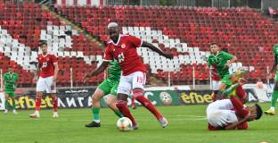 ЦСКА с победа в първата си контрола, буря прекъсна мача