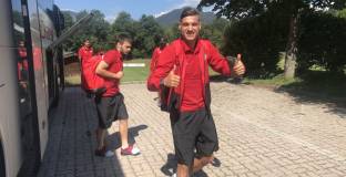 ЦСКА пристигна в Австрия след 6 часа път