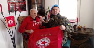ЦСКА и военните с мил жест към свой фен-ветеран