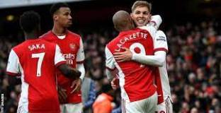 Арсенал се наложи над Брентфорд (видео)