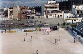 Професионален мач от Гърция през 1989 година.