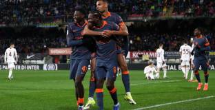 Голове на Бони и Диуф изпратиха Интер в полуфиналите за Купата на Италия