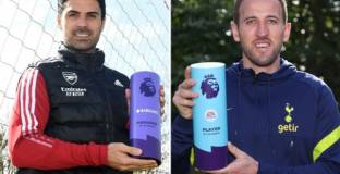   Кейн и Артета - най-добри през март