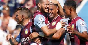 Астън Вила - Евертън 2:1 