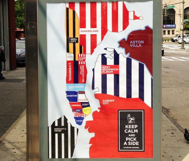 Американската телевизия NBC използва картата на Ню Йорк, за да рекламира Висшата лига