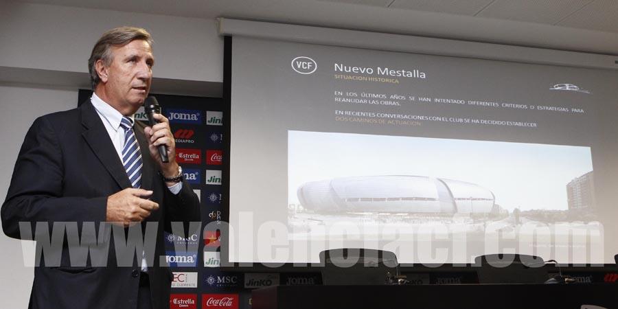 Днес на официална пресконференция бяха представени плановете на Валенсия за изграждането на нов стадион