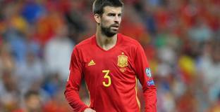 Пике не завърши тренировката на Испания 