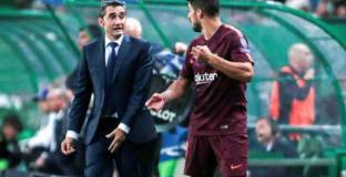 Суарес благодари на Валверде