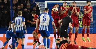 Брайтън върна само гол и отпадна от Рома