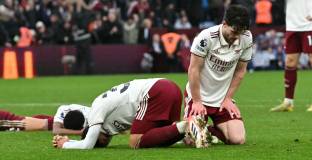 Астън Вила с драматична победа над Арсенал (видео)