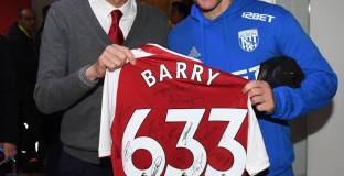 Арсенал поздрави Гарет Бари с рекорда 