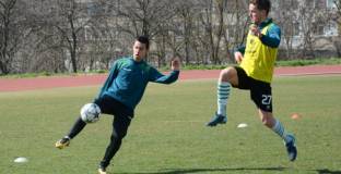 Черно море тренира в намален състав