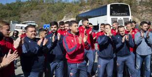 Не пуснаха автобус на Цървена звезда в Косово