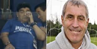 Шилтън се пошегува с Марадона 