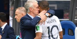 Дешан: Горд съм с Мбапе