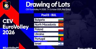 Ясни са съперниците на волейболистите на Евро 2026