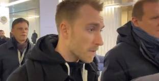 Ериксен пристигна в Милано за прегледи в Интер