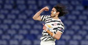 Кавани със статистическо постижение в мача с Рома