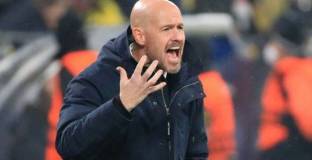  Тен Хаг - първият наставник на Ман Юнайтед от 2014 г., който започва със загуба