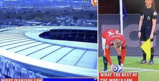 Иранска ТВ 100 пъти прекъсна мач заради жена-съдия