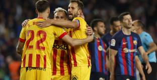 Барселона не успя да победи Хирона (видео)