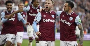 Уест Хем - Манчестър Юнайтед 2:1 