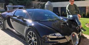  Автомобил, принадлежащ на Роналдо, попадна в инцидент