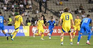 Украйна загуби точки на гости на  Азербайджан 