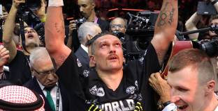 Съпругата на Усик реагира на победата