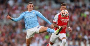 Арсенал с късна победа над Ман Сити