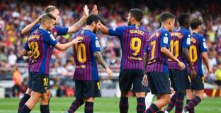 Барса с погром над Уеска в мач с десет гола