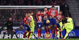 Атлетико и Барса с равенство в скучен мач