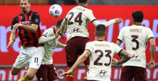 Рома загря за ЦСКА с равен срещу Милан в мач с шест гола