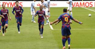 Барса с грешна стъпка в борбата за титлата